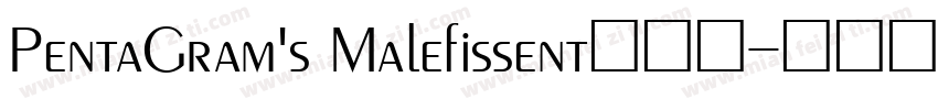 PentaGram's Malefissent转换器字体转换